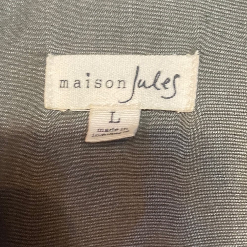 Maison Jules Olive Utility Jacket SALE!! - Picture 4 of 6
